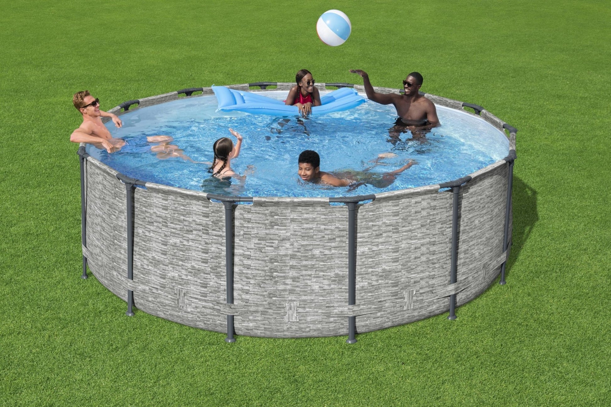 Bestway Steel Pro MAX Rond Frame Zwembad Set 427 cm × 122 m - Azzura Pool