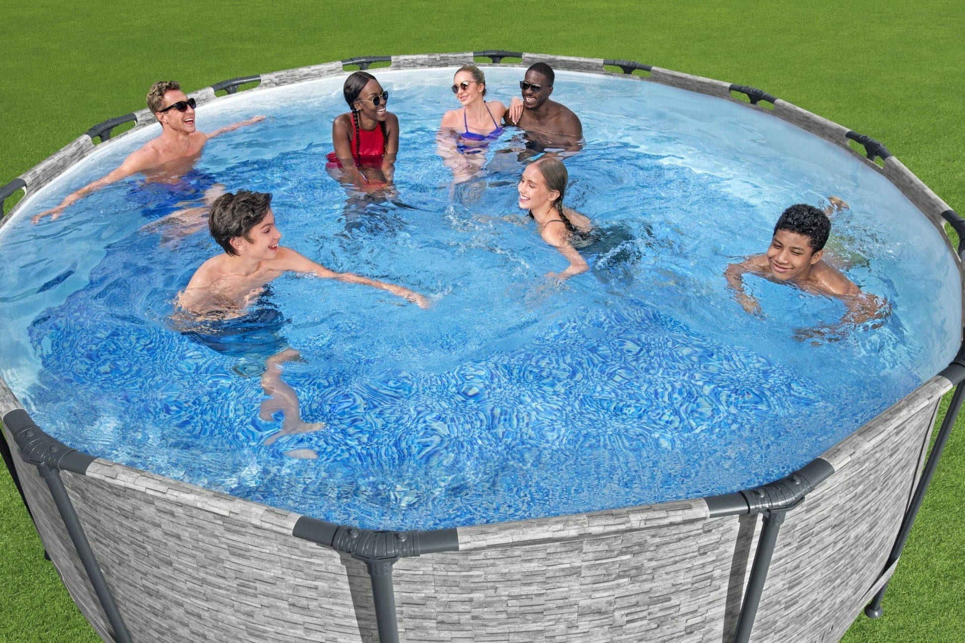 Bestway Steel Pro MAX Rond Frame Zwembad Set 427 cm × 122 m - Azzura Pool
