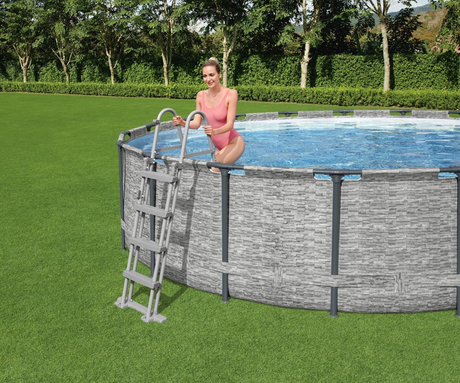 Bestway Steel Pro MAX Rond Frame Zwembad Set 427 cm × 122 m - Azzura Pool