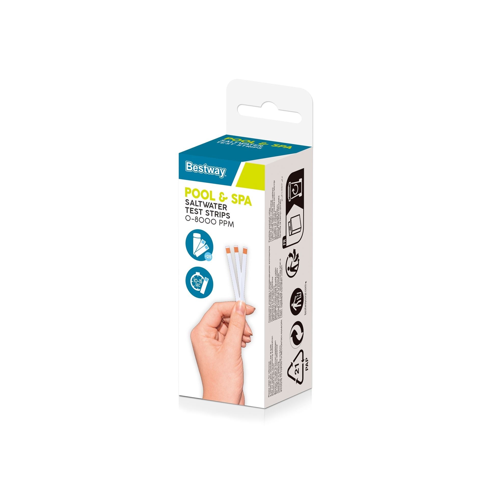 Bestway zoutwater teststrips - 25 stuks - Azzura Pool
