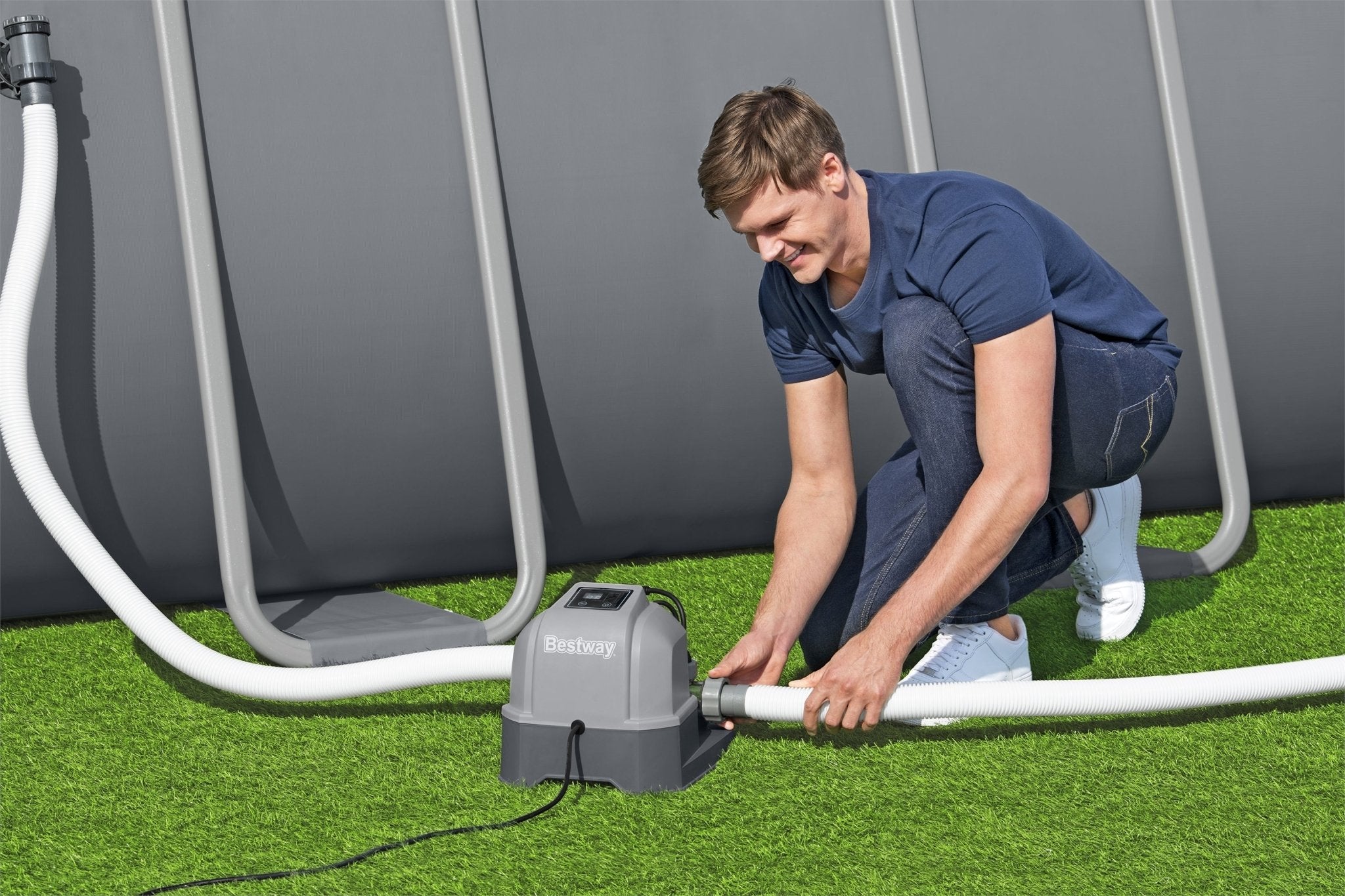 Bestway zoutwatersysteem - tot 26.498 liter - Azzura Pool