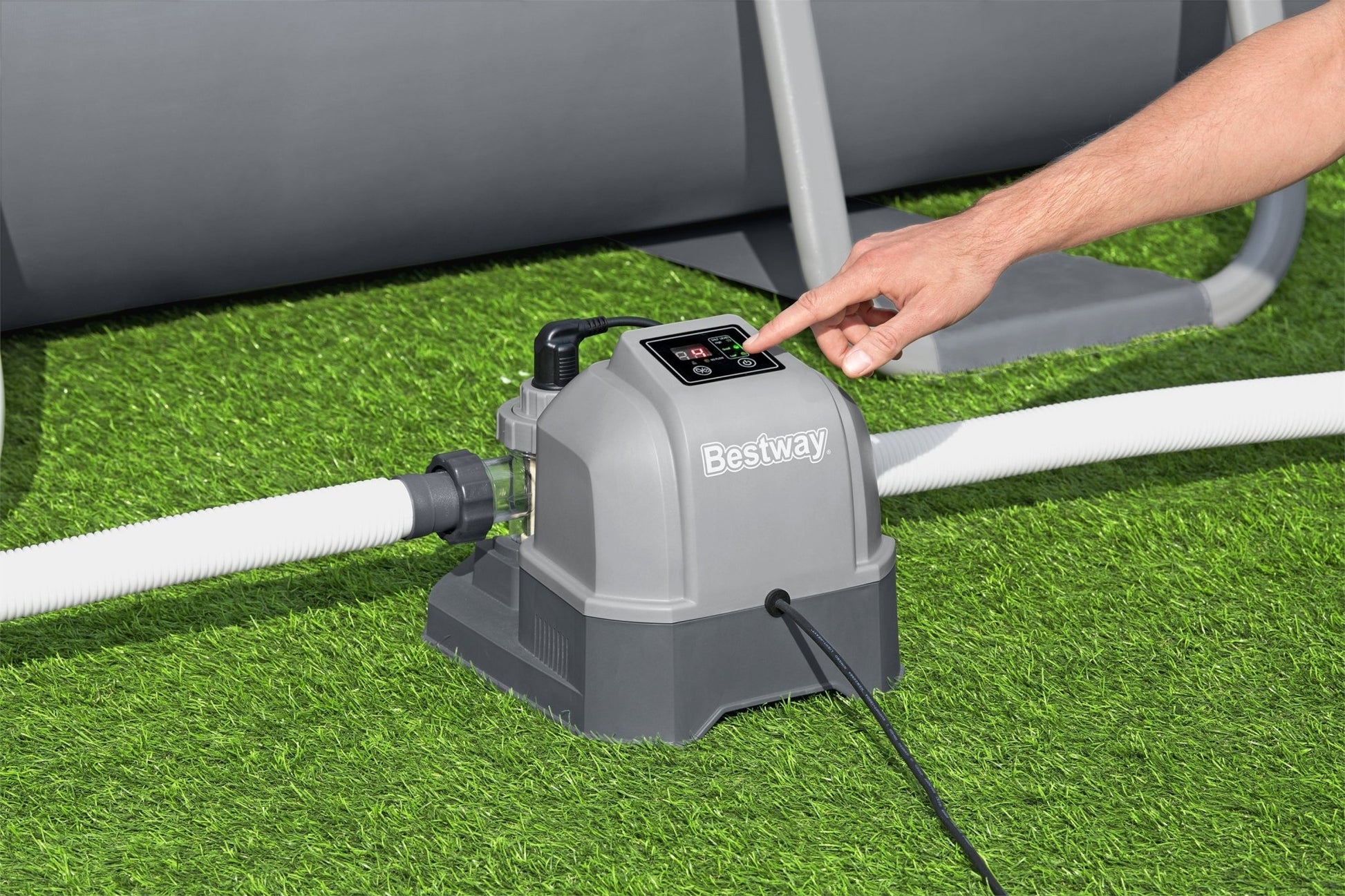 Bestway zoutwatersysteem - tot 26.498 liter - Azzura Pool
