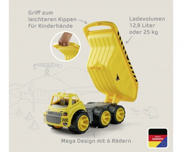BIG 'Power Worker' Maxi Truck Kiepwagen - Azzura Pool