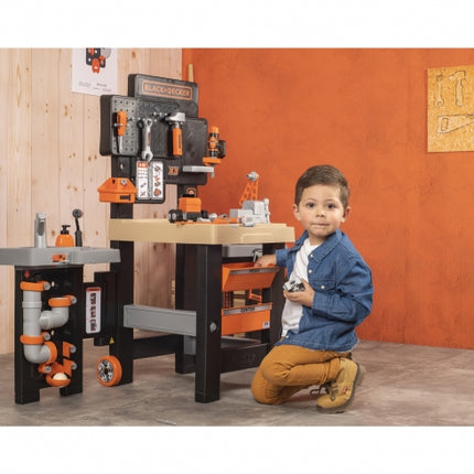 Établi pour jouets Mega Center de Smoby Black + Decker