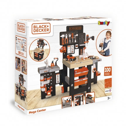 Établi pour jouets Mega Center de Smoby Black + Decker