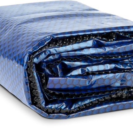 Couverture solaire ronde W'eau - 549 cm (taille de voile 538) - Noir/Bleu