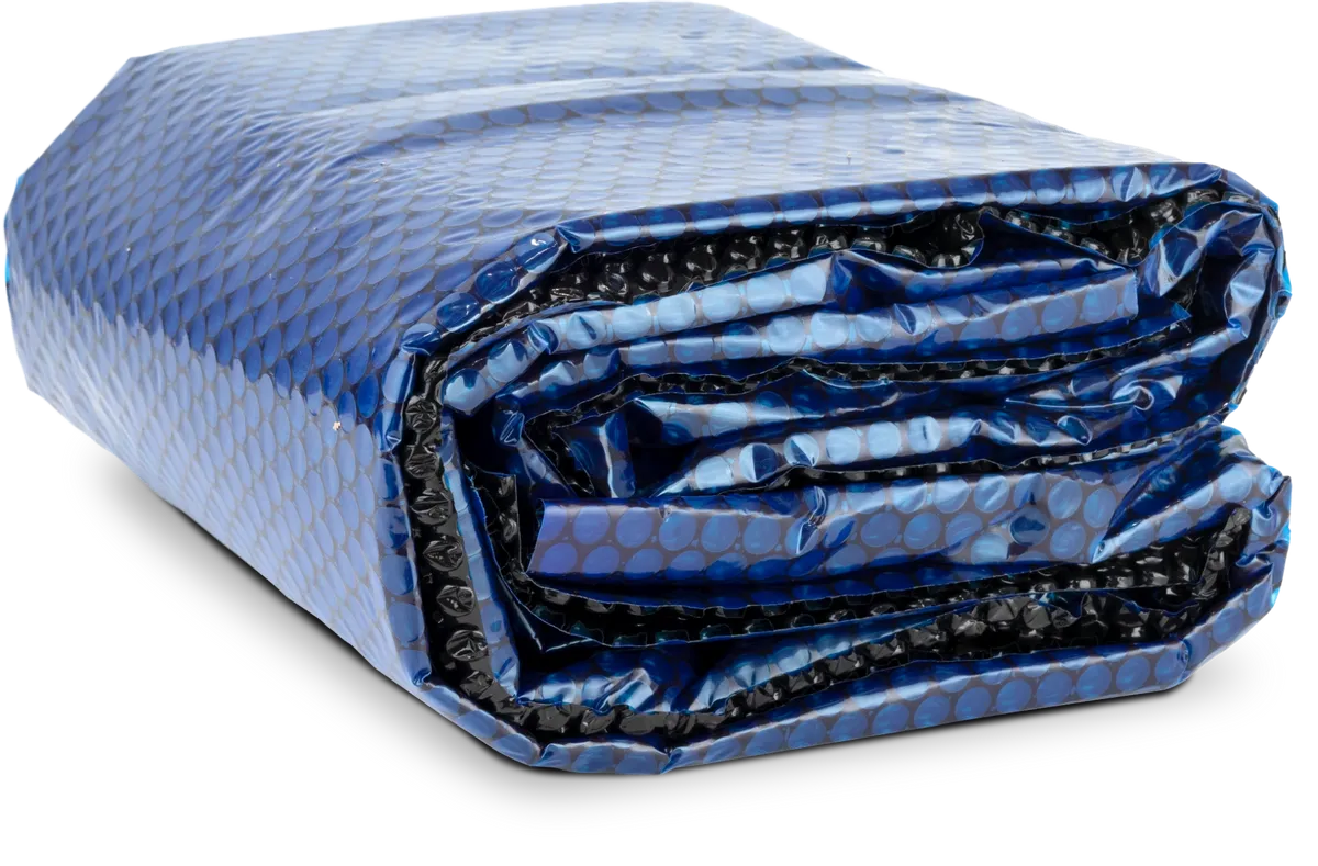 W'eau Solarabdeckung rund - 549 cm (Segelgröße 538) - Schwarz/Blau