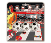 Blister 3 Plastic Tafelvoetbalballen – Ø34 mm - Azzura Pool