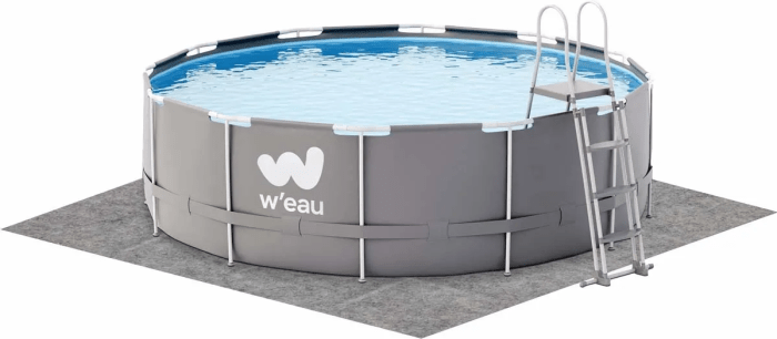 Bodemvilt voor zwembad 100g/m2 - 730cm x 360cm - Azzura Pool