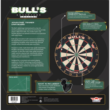 Bull's Advantage Trainer - Professioneel Dartbord