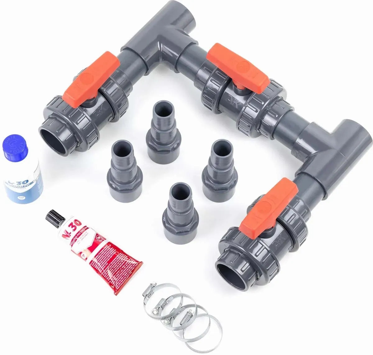 Installationskit für die W’eau Full Inverter 20 Schwimmbadwärmepumpe – 17,5 kW