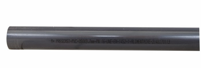 Tubo pressione in PVC 63 mm 10bar - 1 metro 