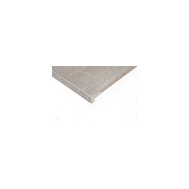 Cemento Light Keramische Boordsteen 60x35x4/2 - Azzura Pool