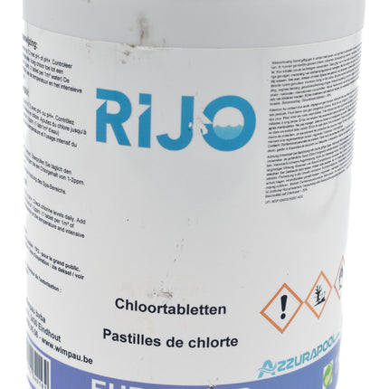 Rijo -  kleine chloortabletten 20 grams - 1 kg
