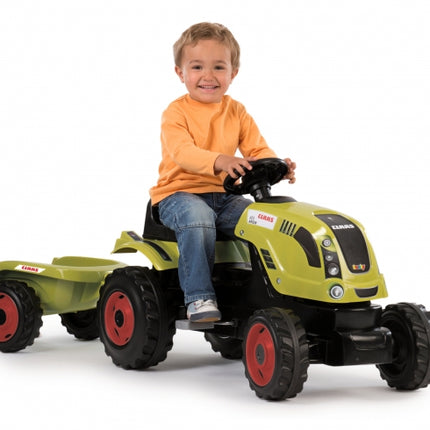 Smoby Claas Farmer Xl Traktor + Aanhangwagen