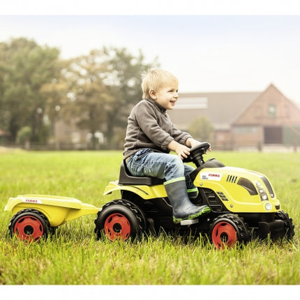 Smoby Claas Farmer Xl Traktor + Aanhangwagen