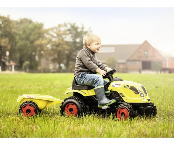 Smoby Claas Farmer Xl Traktor + Aanhangwagen