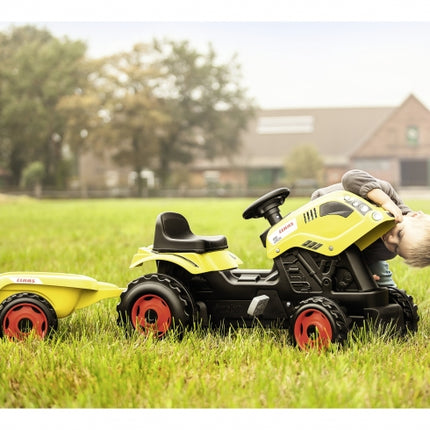 Smoby Claas Farmer Xl Traktor + Aanhangwagen