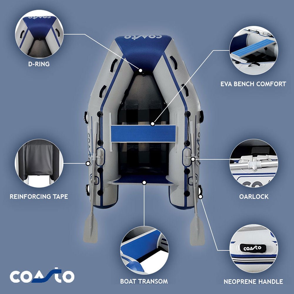 Coasto Slat Boat Dinghy, 2 persoons - Azzura Pool