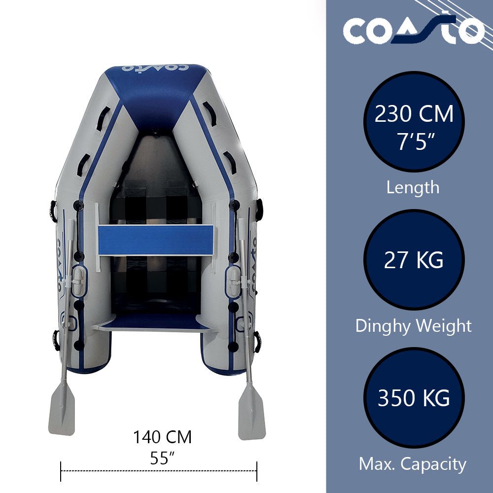 Coasto Slat Boat Dinghy, 3 persoons - Azzura Pool