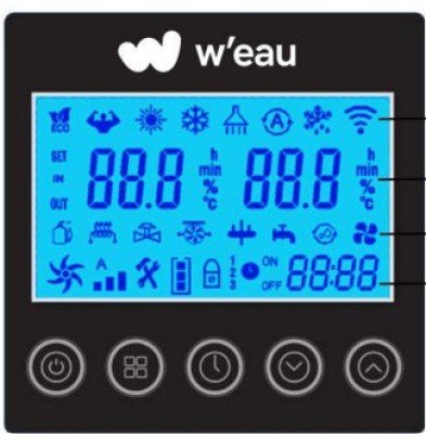 Controller 5GHz voor Full Inverter warmtepomp van W'eau - Azzura Pool
