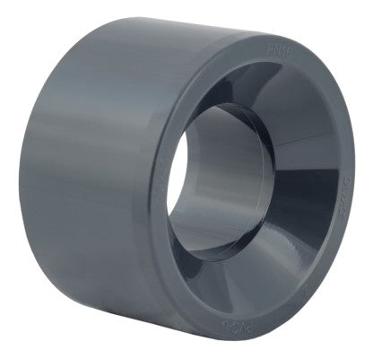 Reduzierring PVC-U 32 mm x 50 mm Klebemuffe x Zapfen grau KOMO 