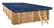 Winterzeil mét Maas voor voor houten zwembad  600 cm x 300 cm