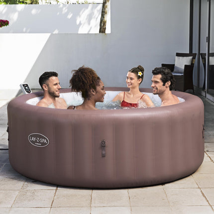 Bestway Lay-Z-Spa Hawaii Smart AirJet de bajo consumo, 6 personas