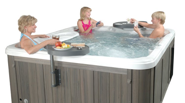 Draaibaar dienblad voor spa's - Azzura Pool