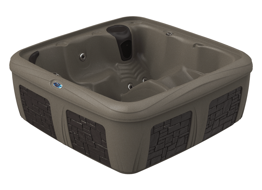 Dream Maker Stonehenge Odyssey Sahara Diamond / Coffee Brick - 6 personen - Azzura Pool