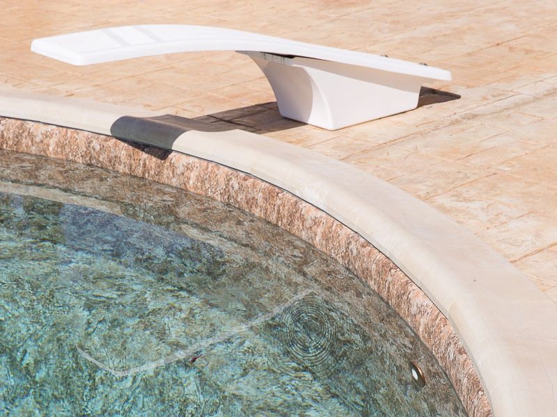 Dynamic Flexibele duikplank - Wit - Azzura Pool