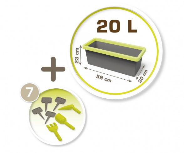 Smoby speelhuis accessoire - Eden plantenbak