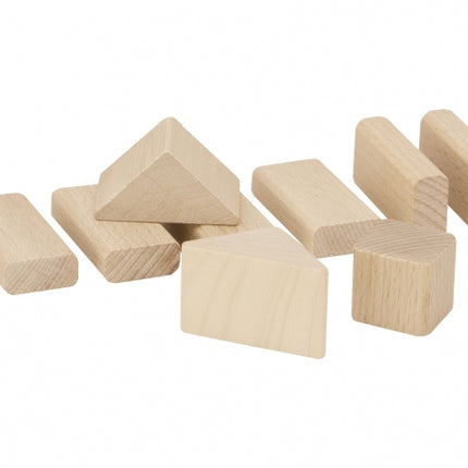 Jeu de blocs en bois Eichhorn – 100 pièces dans un seau de rangement