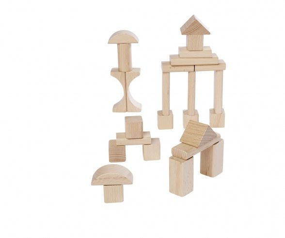 Eichhorn Houten Blokkenset – 100 Stuks in Bewaaremmer - Azzura Pool