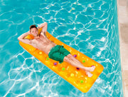 Fashion Luchtmatras 188cm x 71cm - Oranje - Azzura Pool