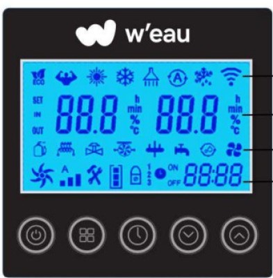 Controller 5GHz für Full-Inverter-Wärmepumpe von W'eau