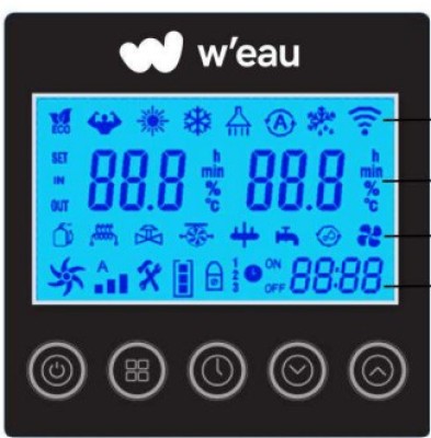 Controller 5GHz voor Full Inverter warmtepomp van W'eau