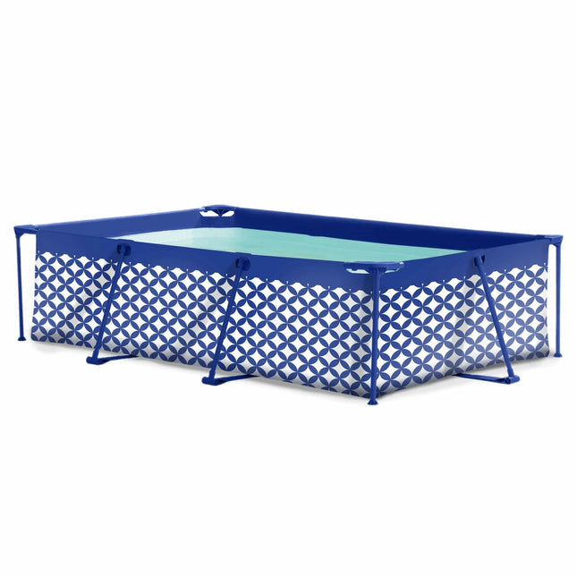 Piscine à cadre Swim Essentials 260 cm x 160 cm x 65 cm Bleu Blanc