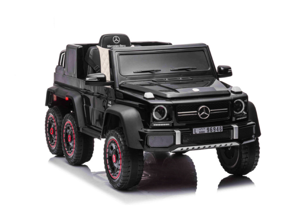 Mercedes-Benz G63 6X6, 12V Met Rubberen Banden En Meer!