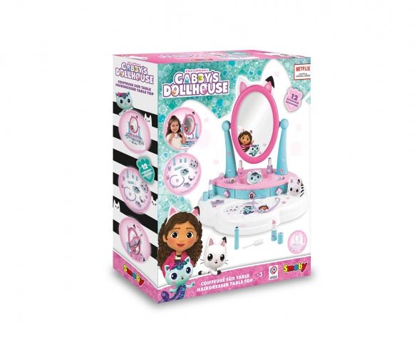 Gabby’s Dollhouse Tabletop Dressing Table - Azzura Pool