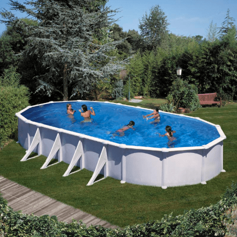 Gré Atlantis ovaal zwembad 1020 cm x 750 cm x 132 cm - Azzura Pool