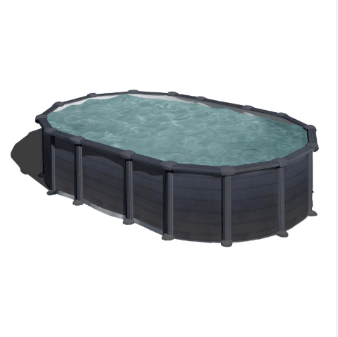Gre Capri Ovaal Staal Zwembad 610 cm x 375 cm x 132 cm - Azzura Pool