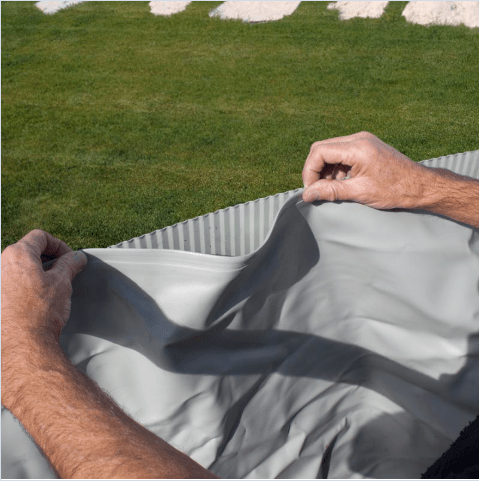 Gre Capri Ovaal Staal Zwembad 730 cm x 375 cm x 132 cm - Azzura Pool