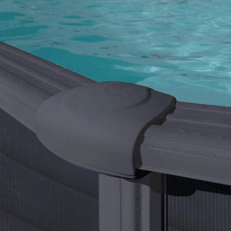 Gre Capri Ovaal Staal Zwembad 730 cm x 375 cm x 132 cm - Azzura Pool