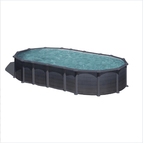 Gre Capri Ovaal Staal Zwembad 730 cm x 375 cm x 132 cm - Azzura Pool