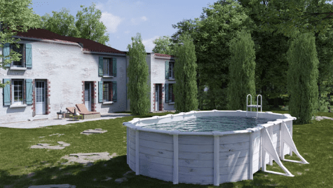 Gré Finlandia stalen zwembad - 500 x 300 x 120 cm - Azzura Pool