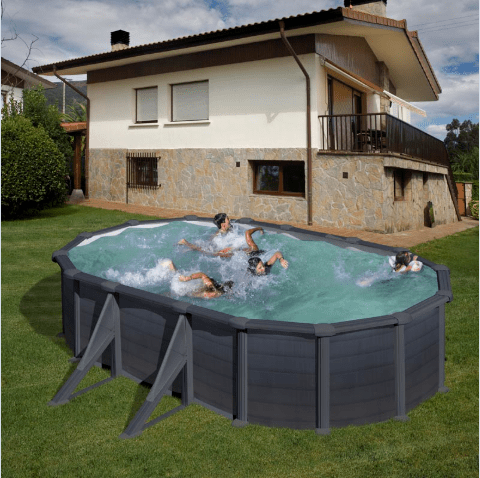Gre Granada Ovaal Staal Zwembad 500 cm x 300 cm x 132 cm - Azzura Pool