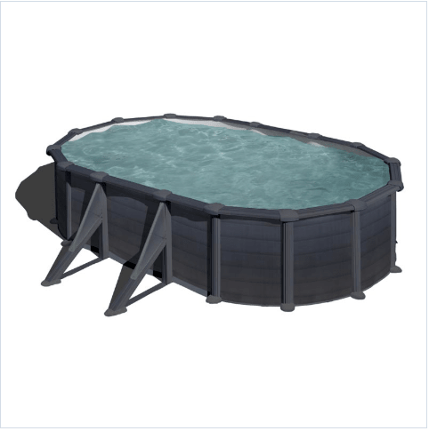 Gre Granada Ovaal Staal Zwembad 610 cm x 375 cm x 132 cm - Azzura Pool