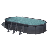 Gre Granada Ovaal Staal Zwembad 730 cm x 375 cm x 132 cm - Azzura Pool