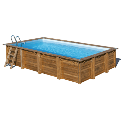 Gre Houten zwembad Sunbay Mango rechthoekig 618 cm x 320 cm x 130 cm - Azzura Pool